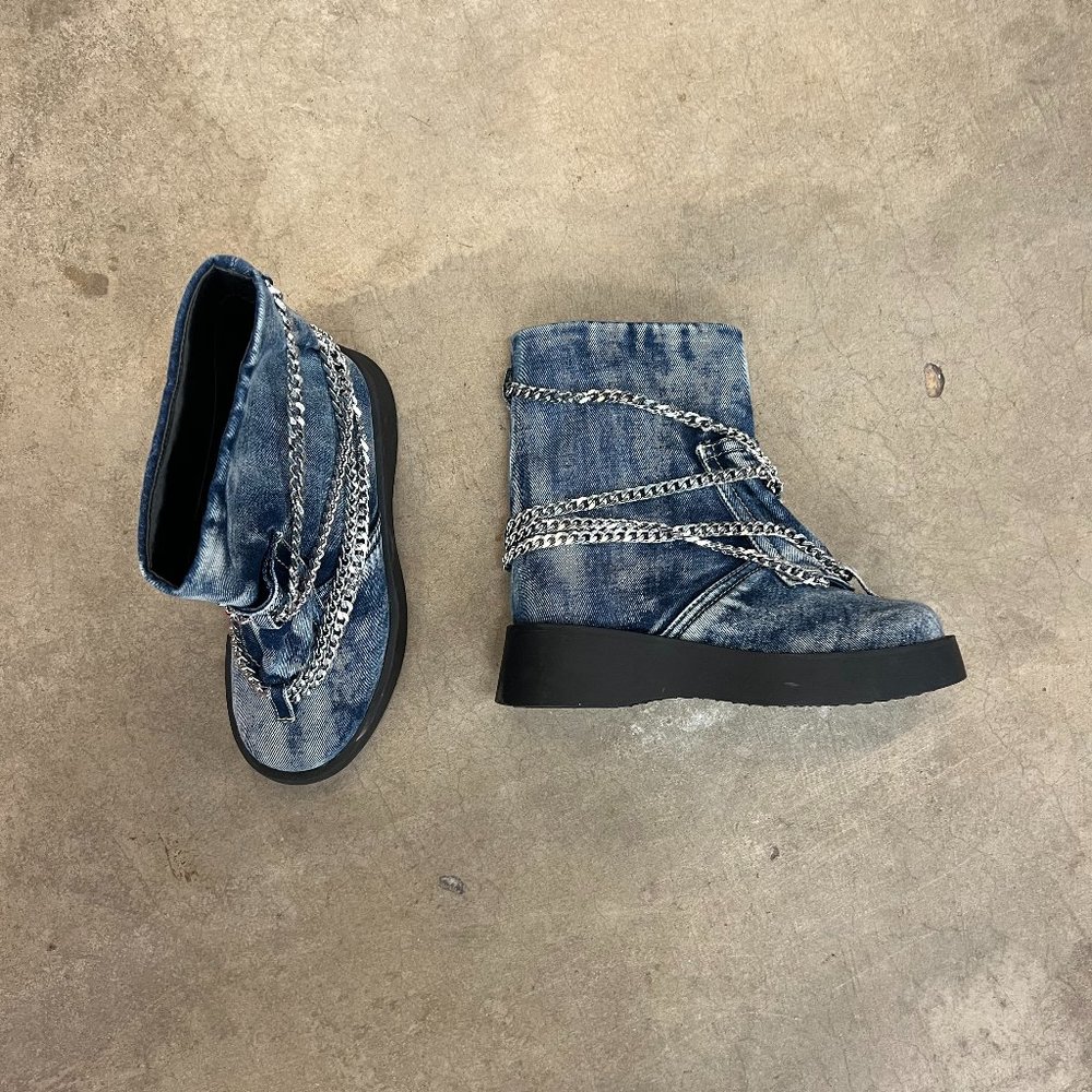 Azalea Wang Denim Boot